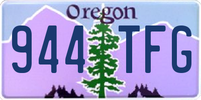 OR license plate 944TFG