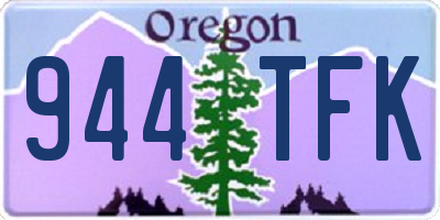 OR license plate 944TFK