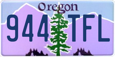 OR license plate 944TFL