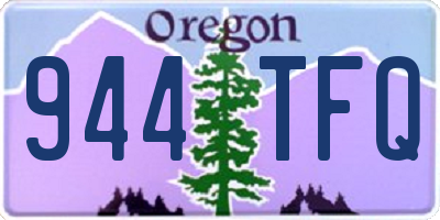 OR license plate 944TFQ