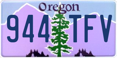 OR license plate 944TFV