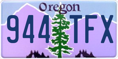 OR license plate 944TFX