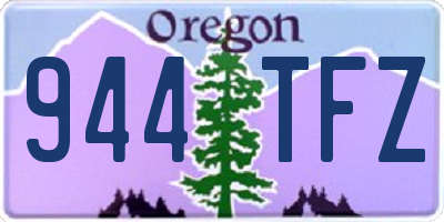 OR license plate 944TFZ