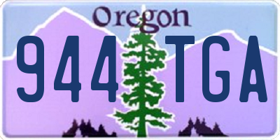 OR license plate 944TGA