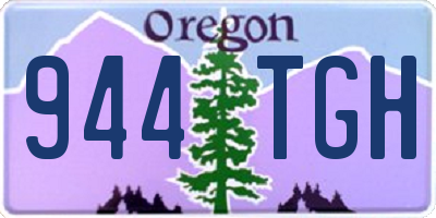 OR license plate 944TGH