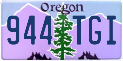 OR license plate 944TGI