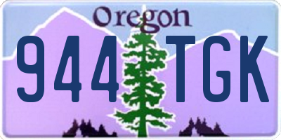 OR license plate 944TGK