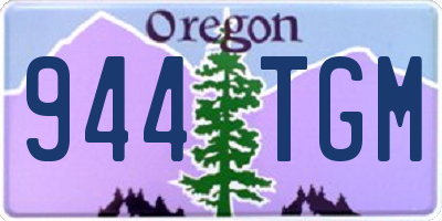 OR license plate 944TGM