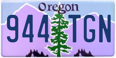 OR license plate 944TGN
