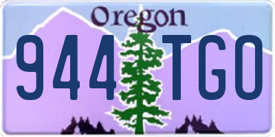 OR license plate 944TGO