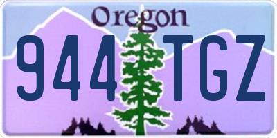 OR license plate 944TGZ