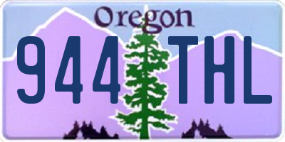 OR license plate 944THL