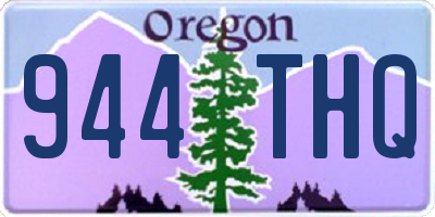 OR license plate 944THQ