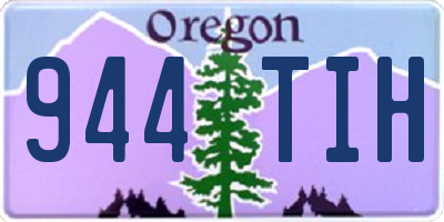 OR license plate 944TIH