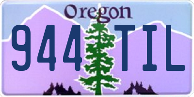 OR license plate 944TIL
