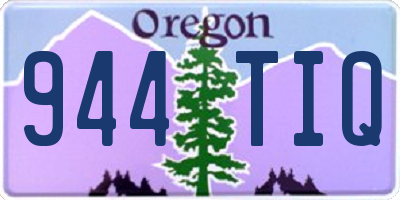 OR license plate 944TIQ