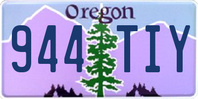 OR license plate 944TIY