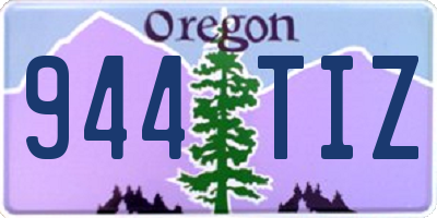 OR license plate 944TIZ