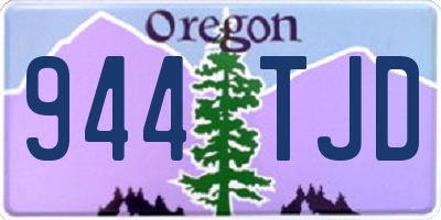 OR license plate 944TJD