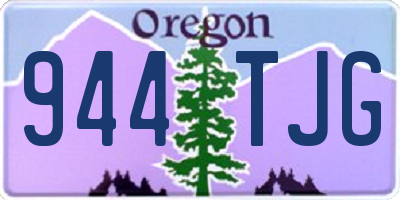 OR license plate 944TJG