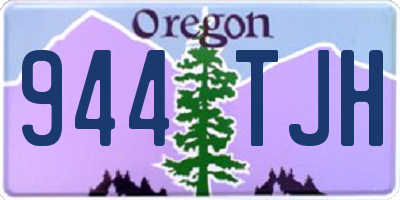 OR license plate 944TJH