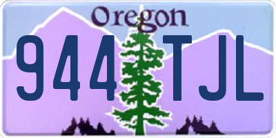 OR license plate 944TJL