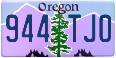 OR license plate 944TJO