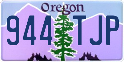 OR license plate 944TJP