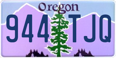 OR license plate 944TJQ