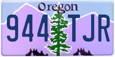 OR license plate 944TJR