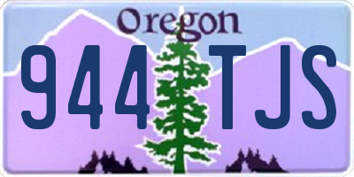 OR license plate 944TJS