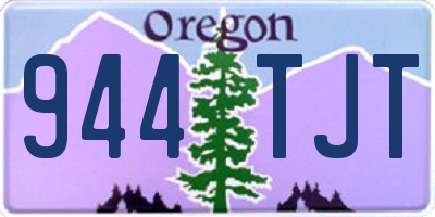 OR license plate 944TJT