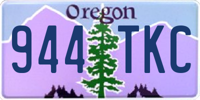 OR license plate 944TKC