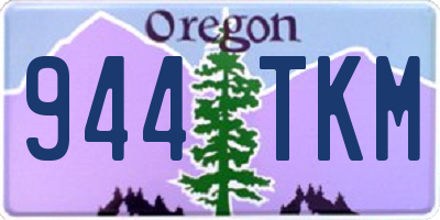 OR license plate 944TKM