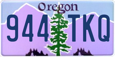 OR license plate 944TKQ