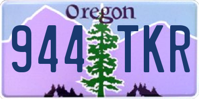 OR license plate 944TKR