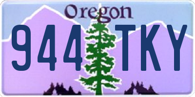 OR license plate 944TKY
