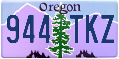 OR license plate 944TKZ