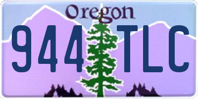OR license plate 944TLC