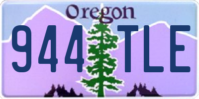 OR license plate 944TLE