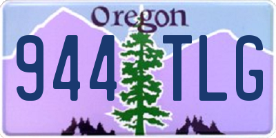OR license plate 944TLG