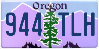 OR license plate 944TLH