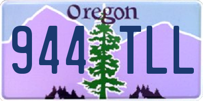 OR license plate 944TLL