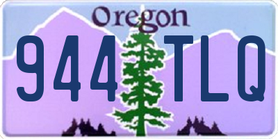 OR license plate 944TLQ