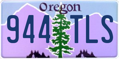 OR license plate 944TLS