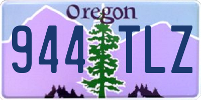 OR license plate 944TLZ