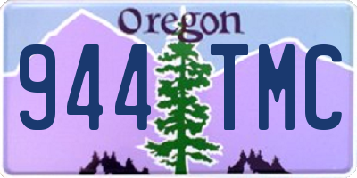 OR license plate 944TMC