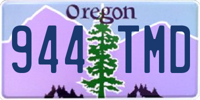 OR license plate 944TMD