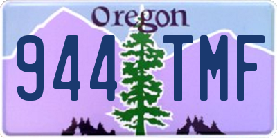 OR license plate 944TMF