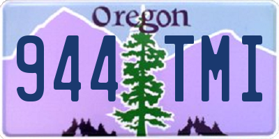 OR license plate 944TMI